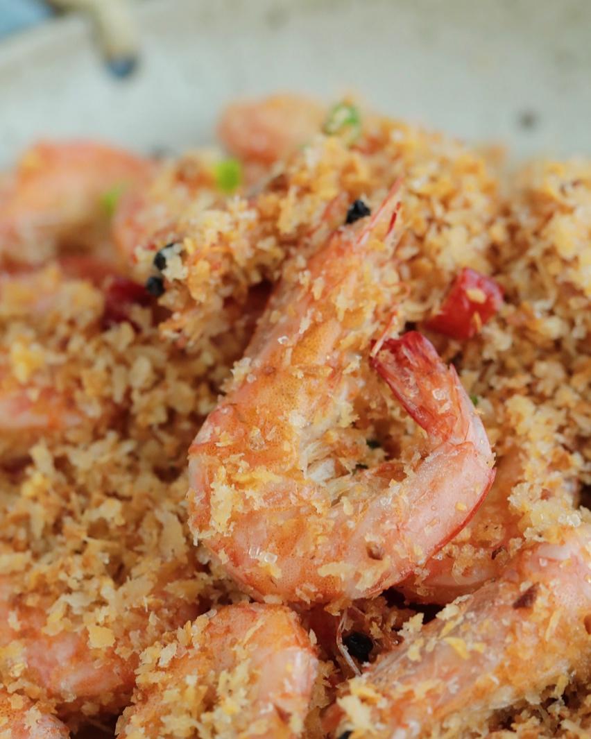 宴客必备人见人爱的避风塘炒虾