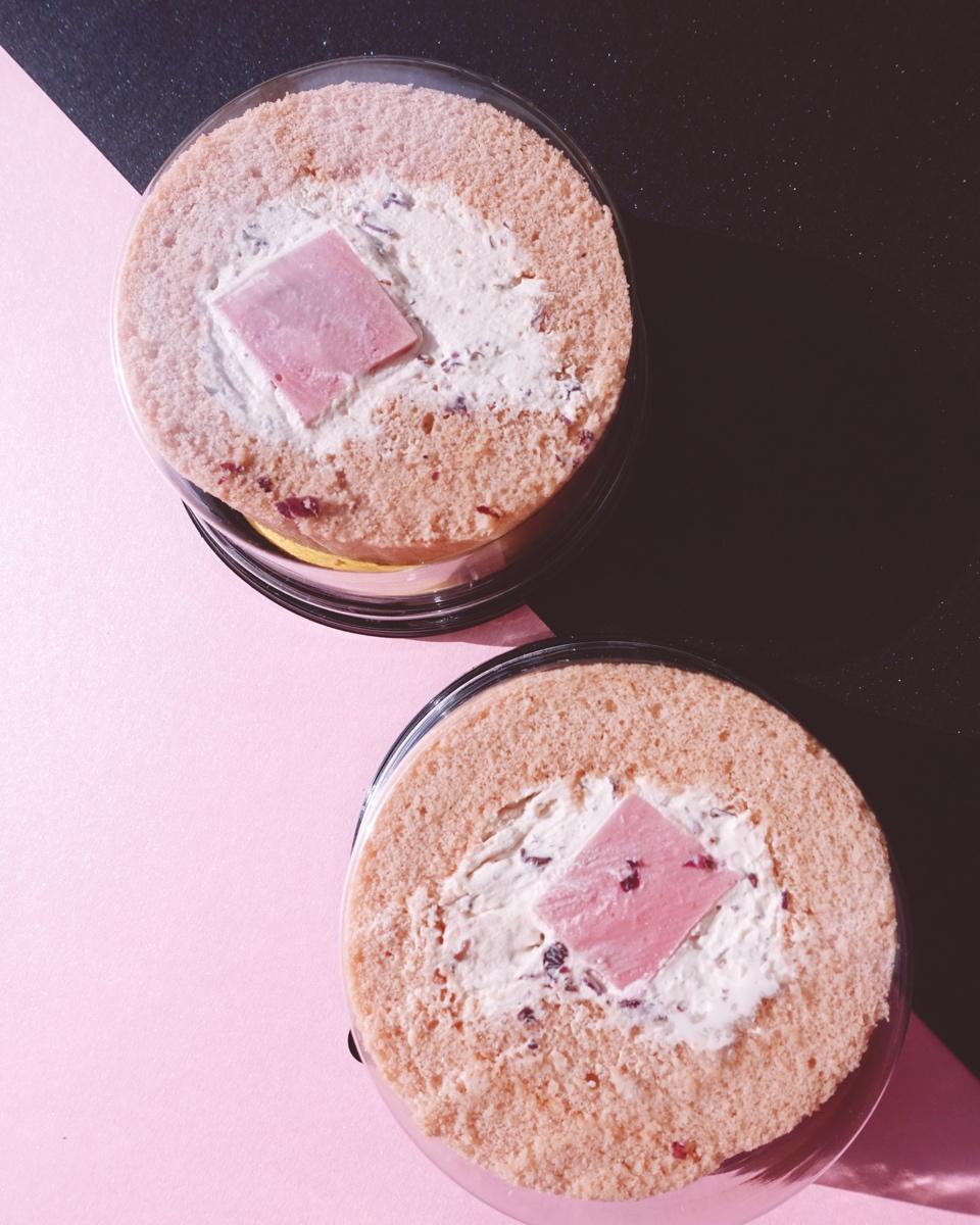 百香果戚风蛋糕卷