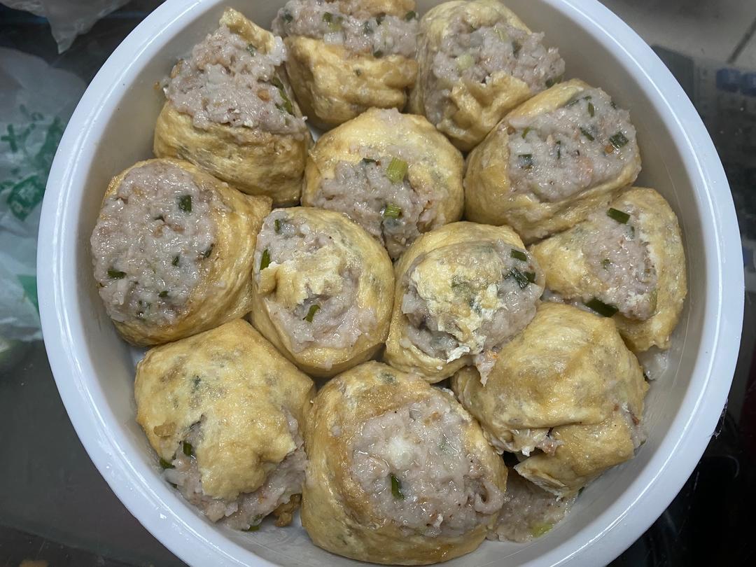 家乡美食南雄酿豆腐