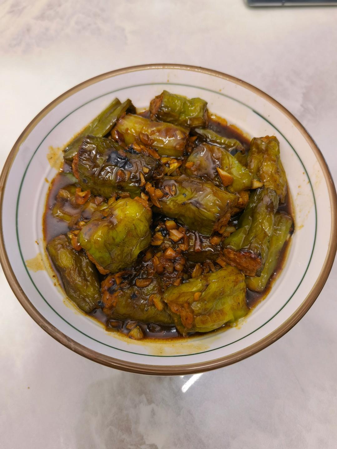 一口一个超过瘾——青椒酿肉