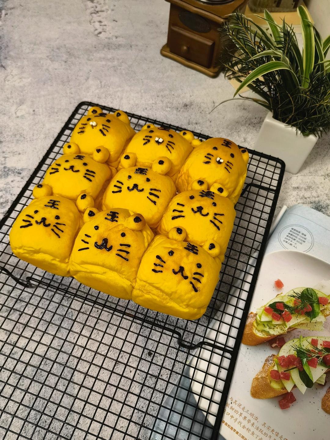 虎年特集~小老虎挤挤面包