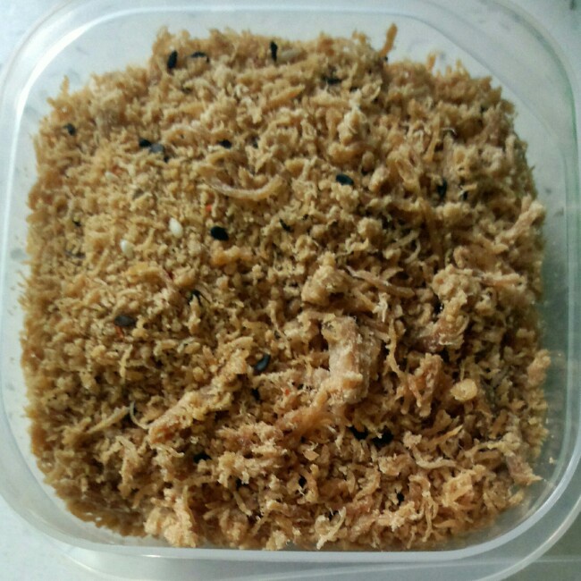 自制面包机肉松