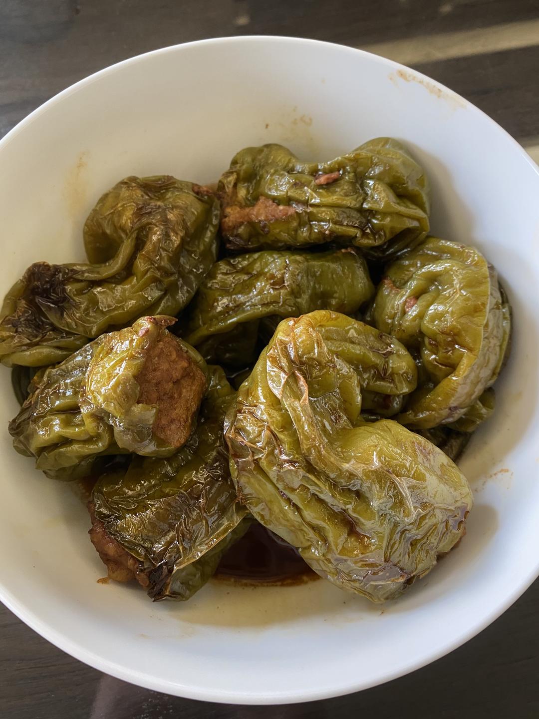 虎皮椒酿肉