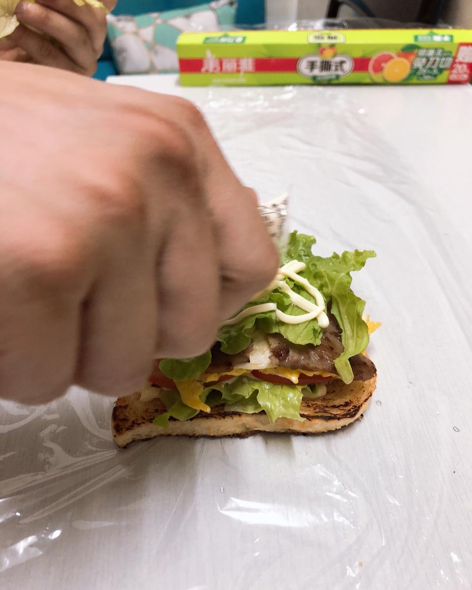 随意任性发挥的早餐三明治