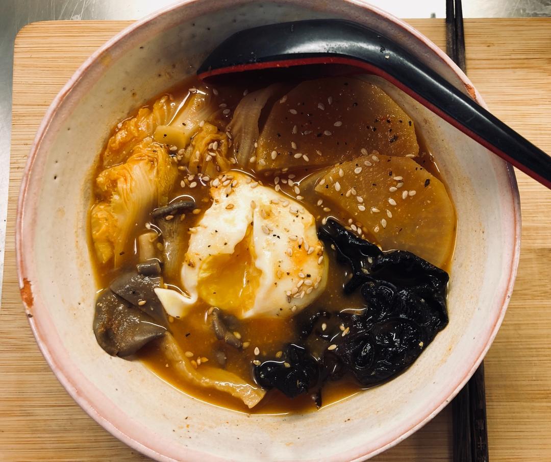 番茄豆腐味增锅