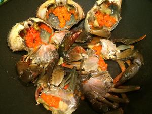 盐水焗螃蟹（海蟹） 原汁原味 超级简单的做法 步骤4