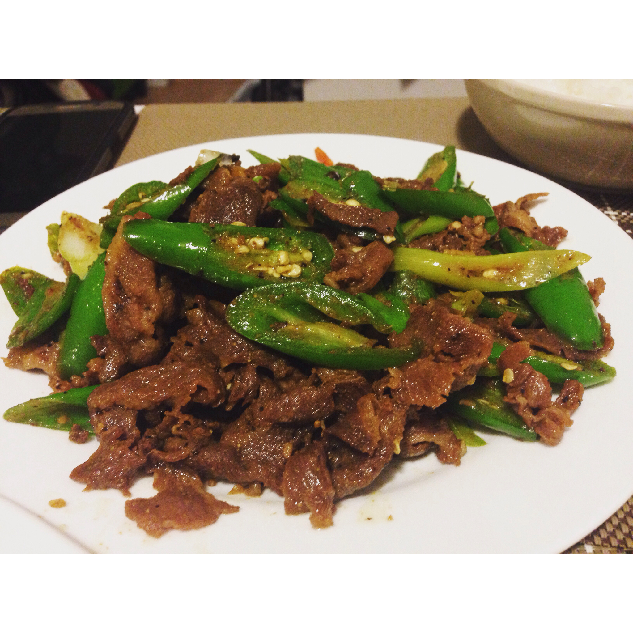 孜然羊肉片