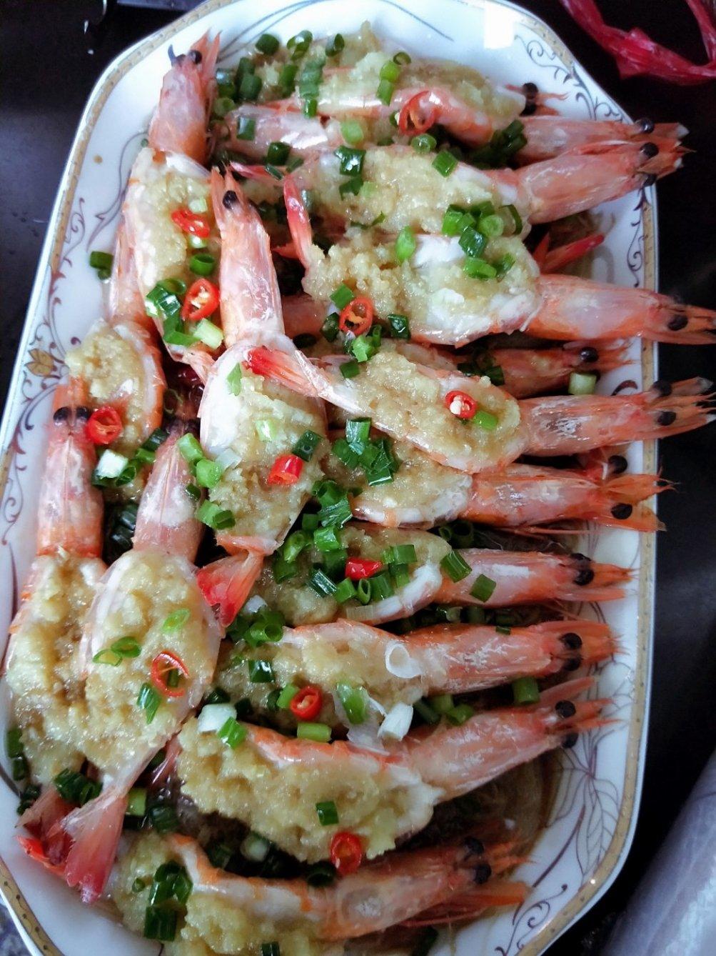 蒜蓉粉丝蒸虾
