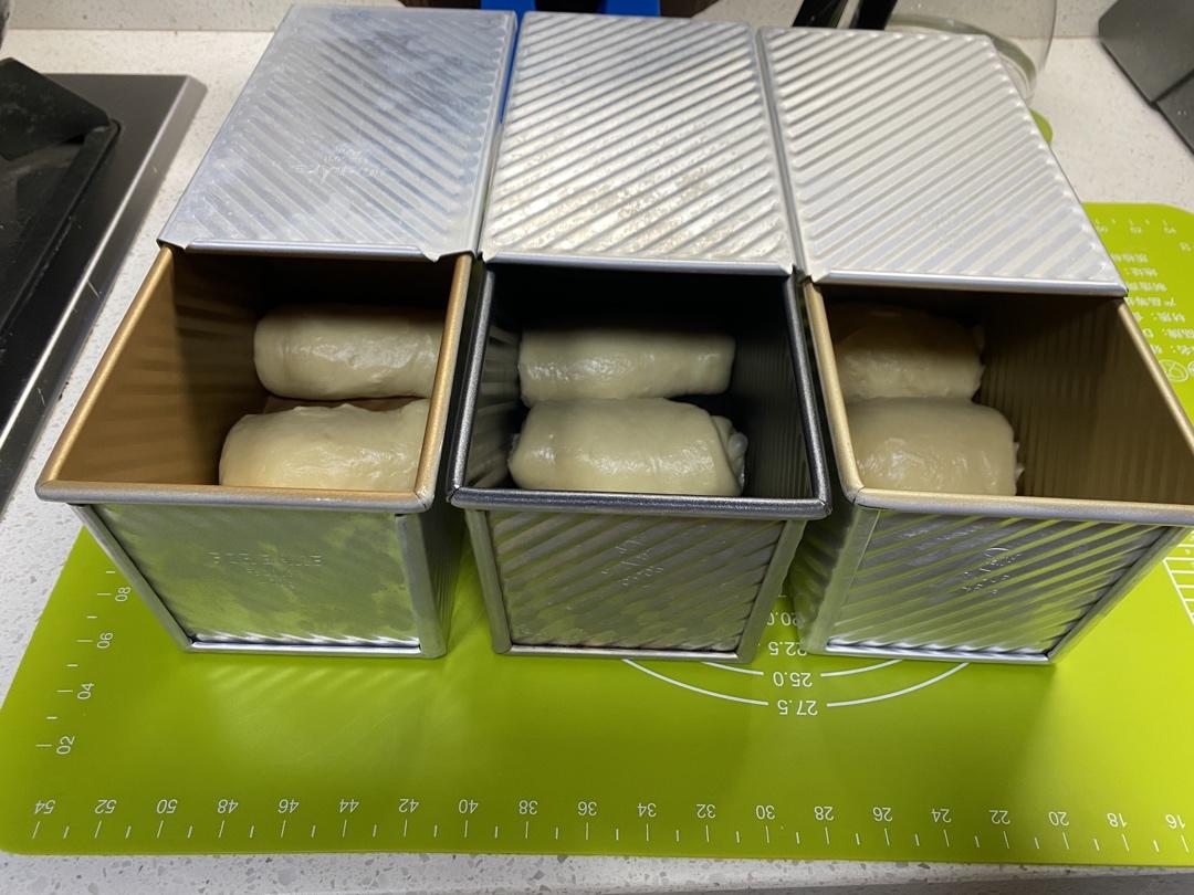 一次发酵❗️手撕吐司面包，柔软拉丝～