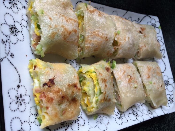 早餐鸡蛋煎饼