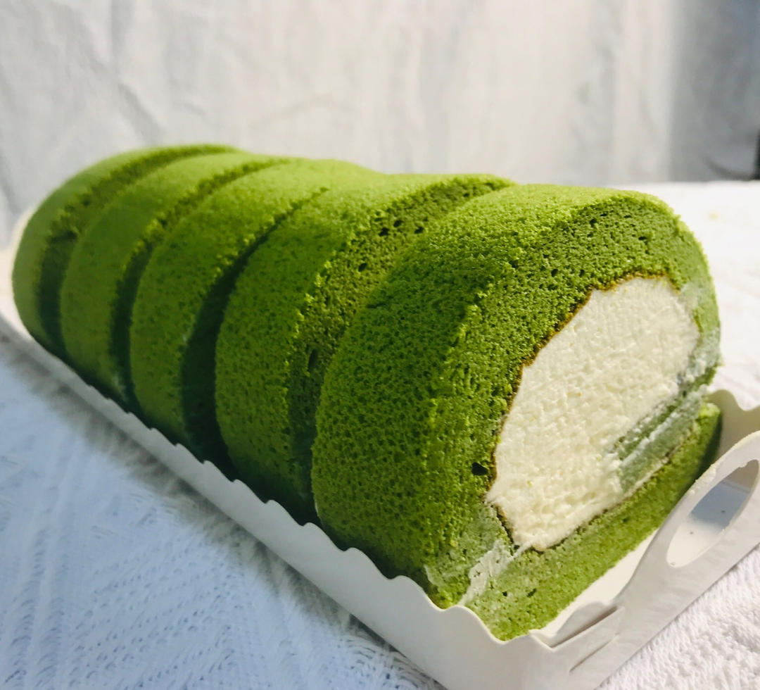 草莓🍓抹茶蛋糕卷/🍃治愈系