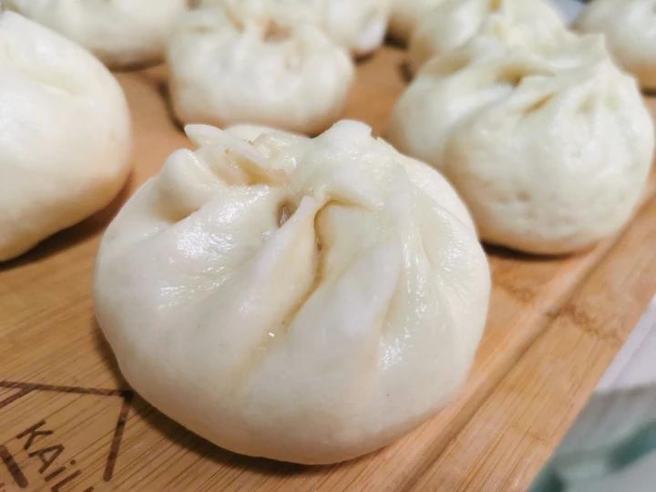 猪肉包子（附视频。一次性发酵。）