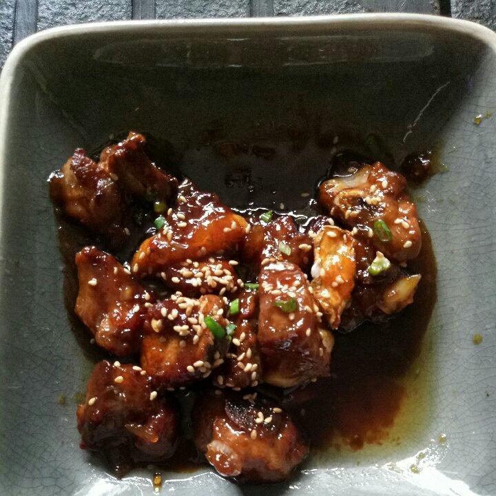 香柠柚子酱排骨