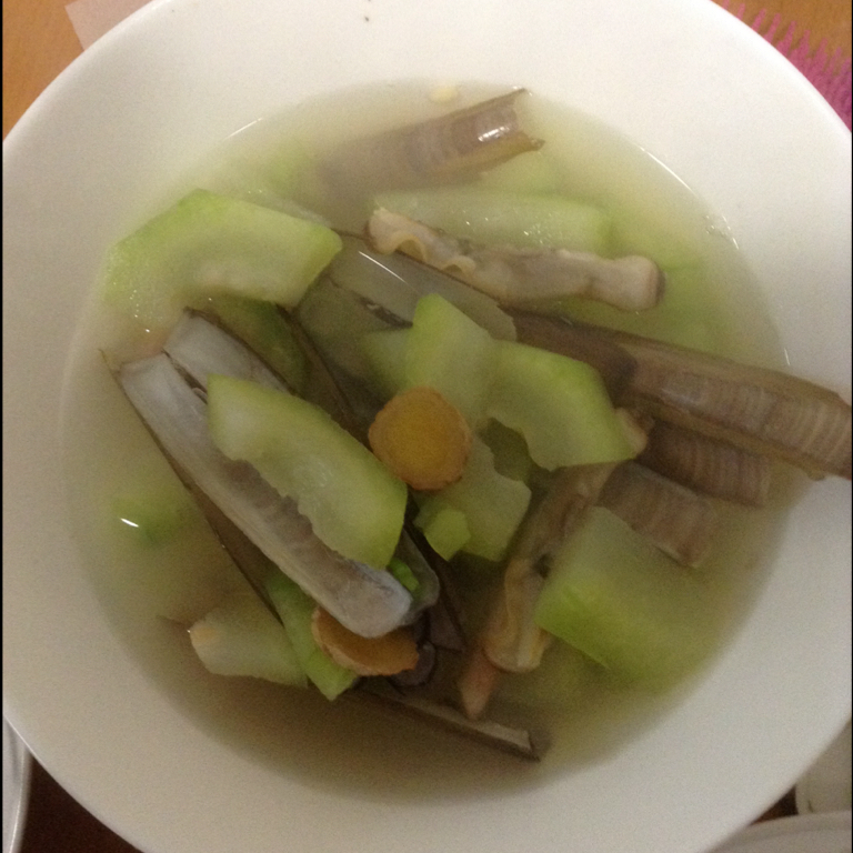 白贝冬瓜鲜味汤