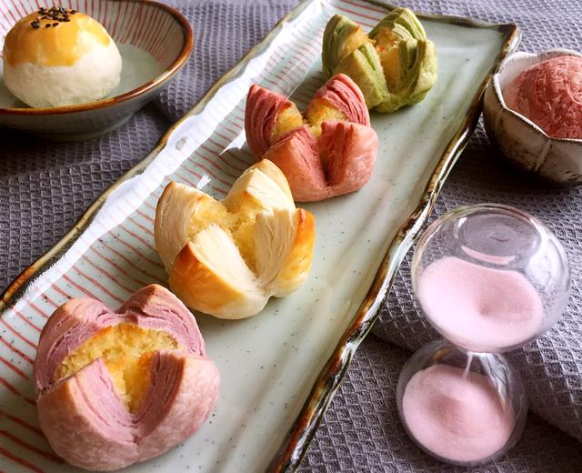 缤纷开口酥的做法