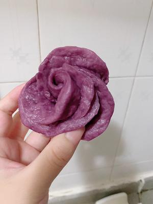 南瓜紫薯玫瑰花卡通包的做法 步骤9