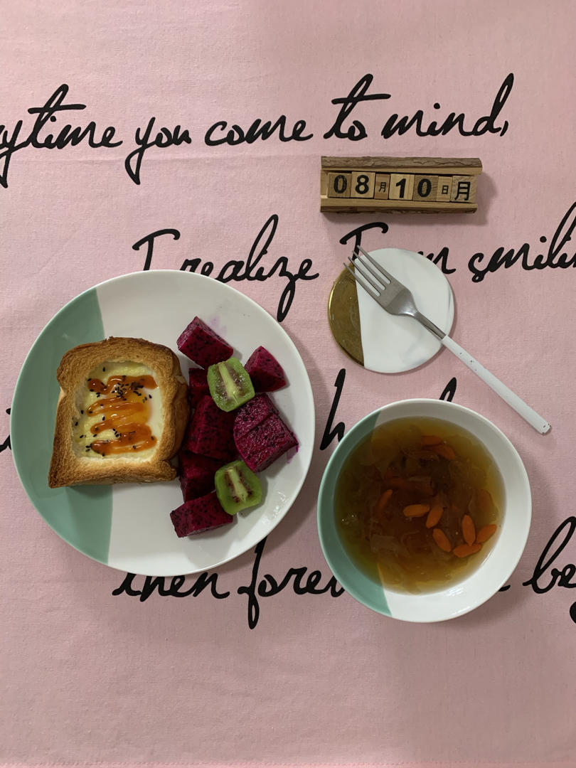 鸡蛋芝士烤吐司