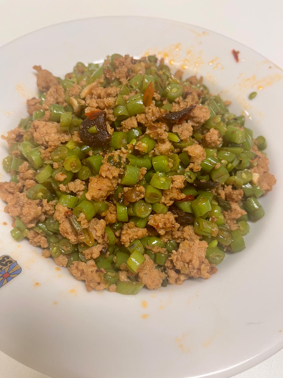 超下饭的四季豆炒肉末