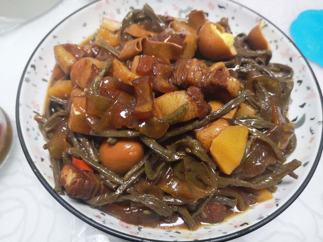 干豆角红烧肉