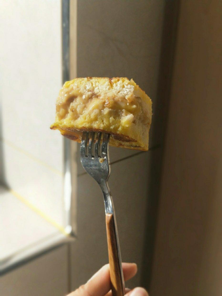 香蕉泥花生酱西多士