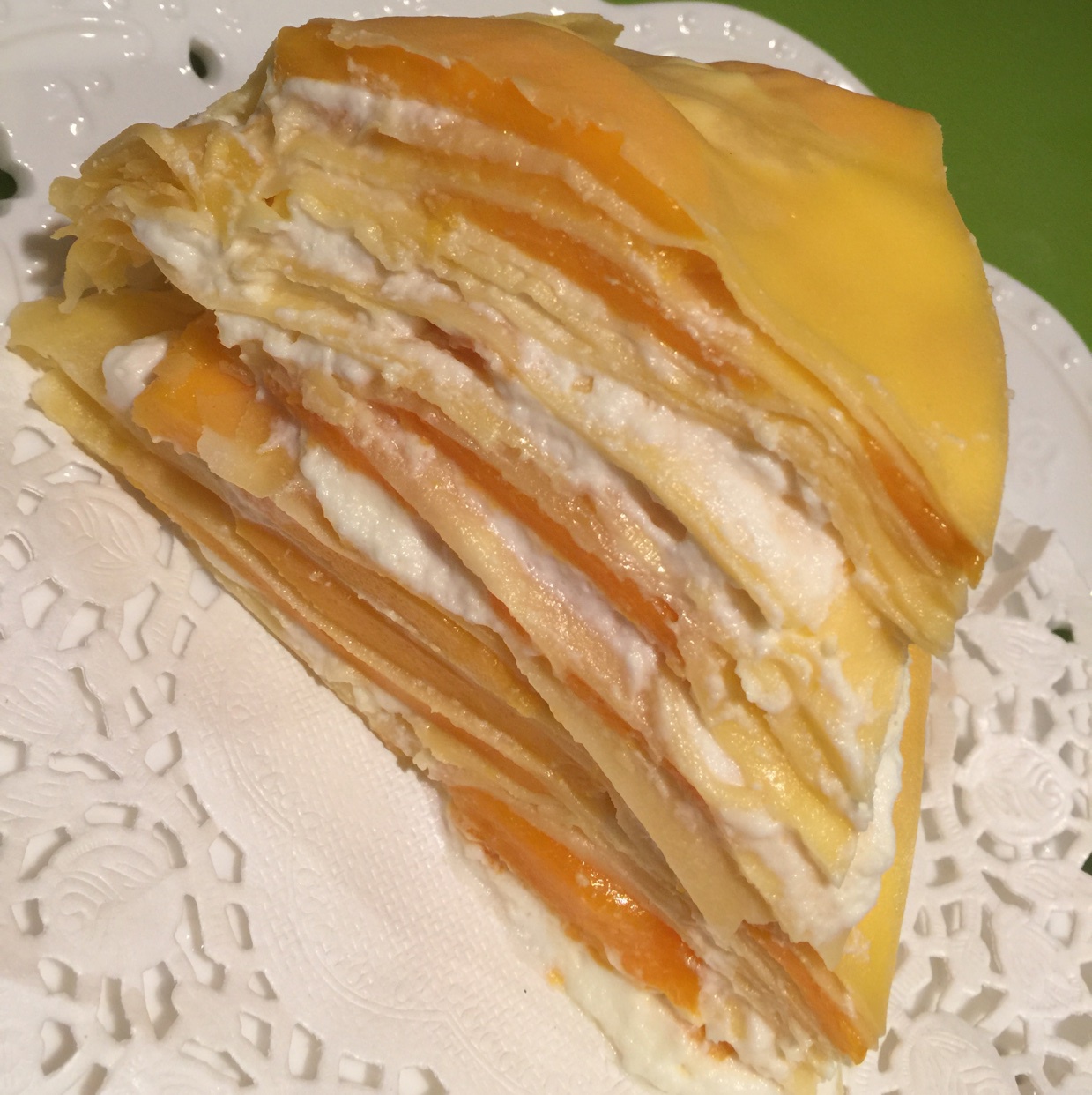 芒果千层蛋糕，100%成功告别煎皮无能