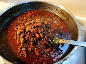 做点黄豆辣椒酱，有肉肉的哦的做法 步骤12
