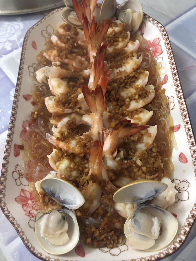 蒜蓉粉丝开背虾