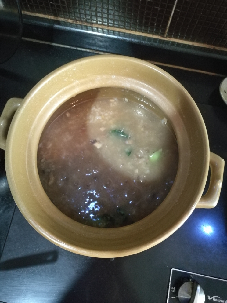 香菇肉沫鲍鱼煲粥的做法