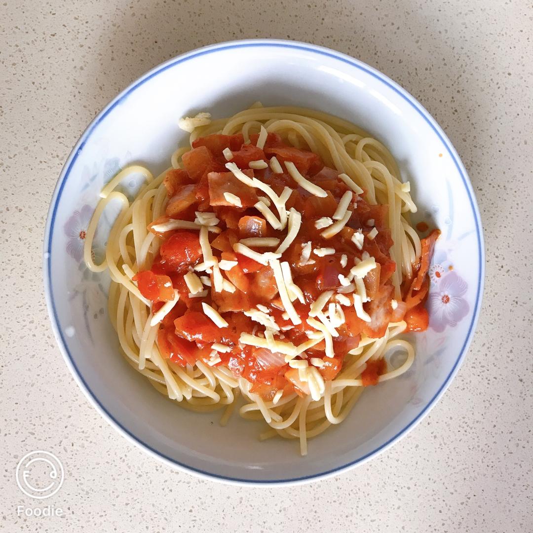 培根番茄意大利面