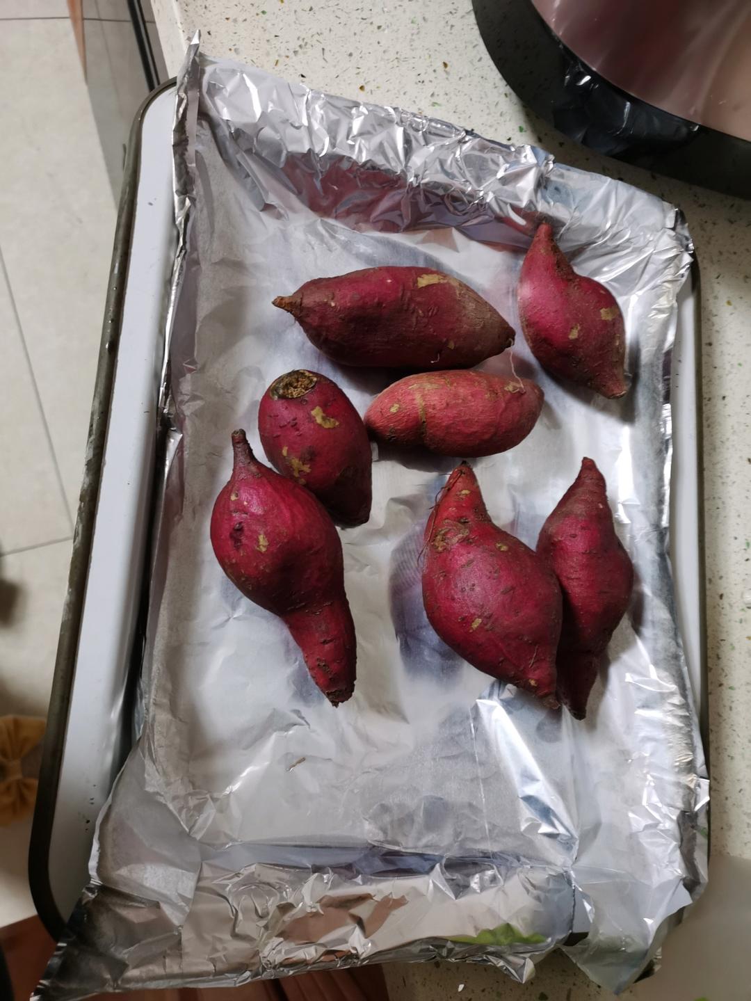 蜜香烤红薯【12月北鼎烤箱食谱】