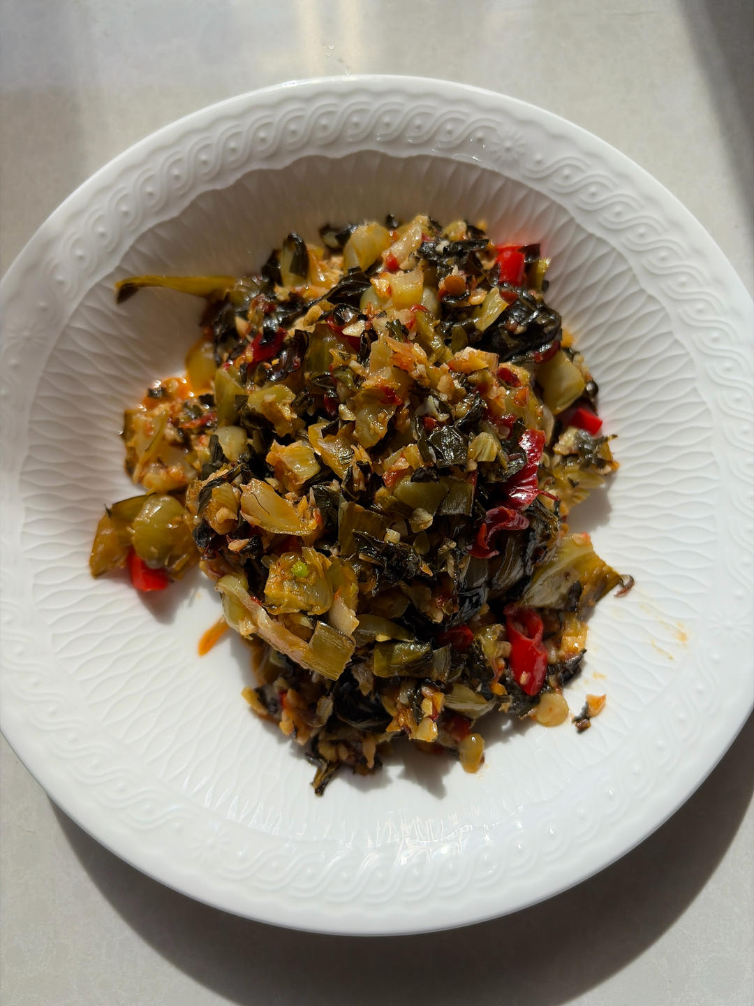 酸辣清爽腌小青菜梗