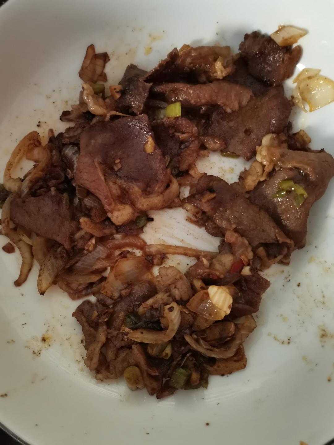 葱爆孜然羊肉卷