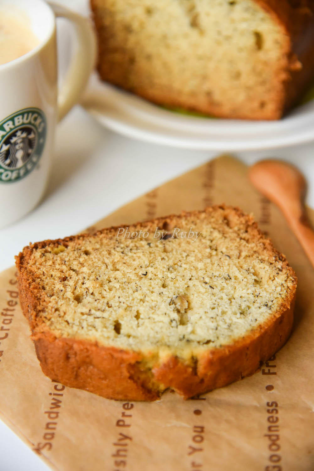 星巴克香蕉核桃蛋糕（starbucks banana walnut bread）
