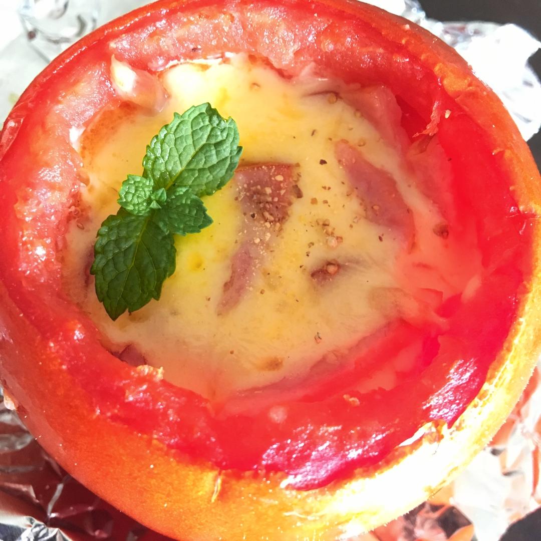 啊敬敬啊做的芝士焗番茄