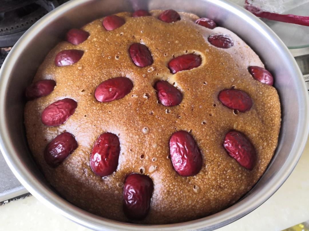 红糖发糕，不用揉面，比买的好吃多了