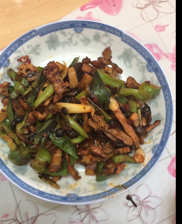 土豆盐煎肉