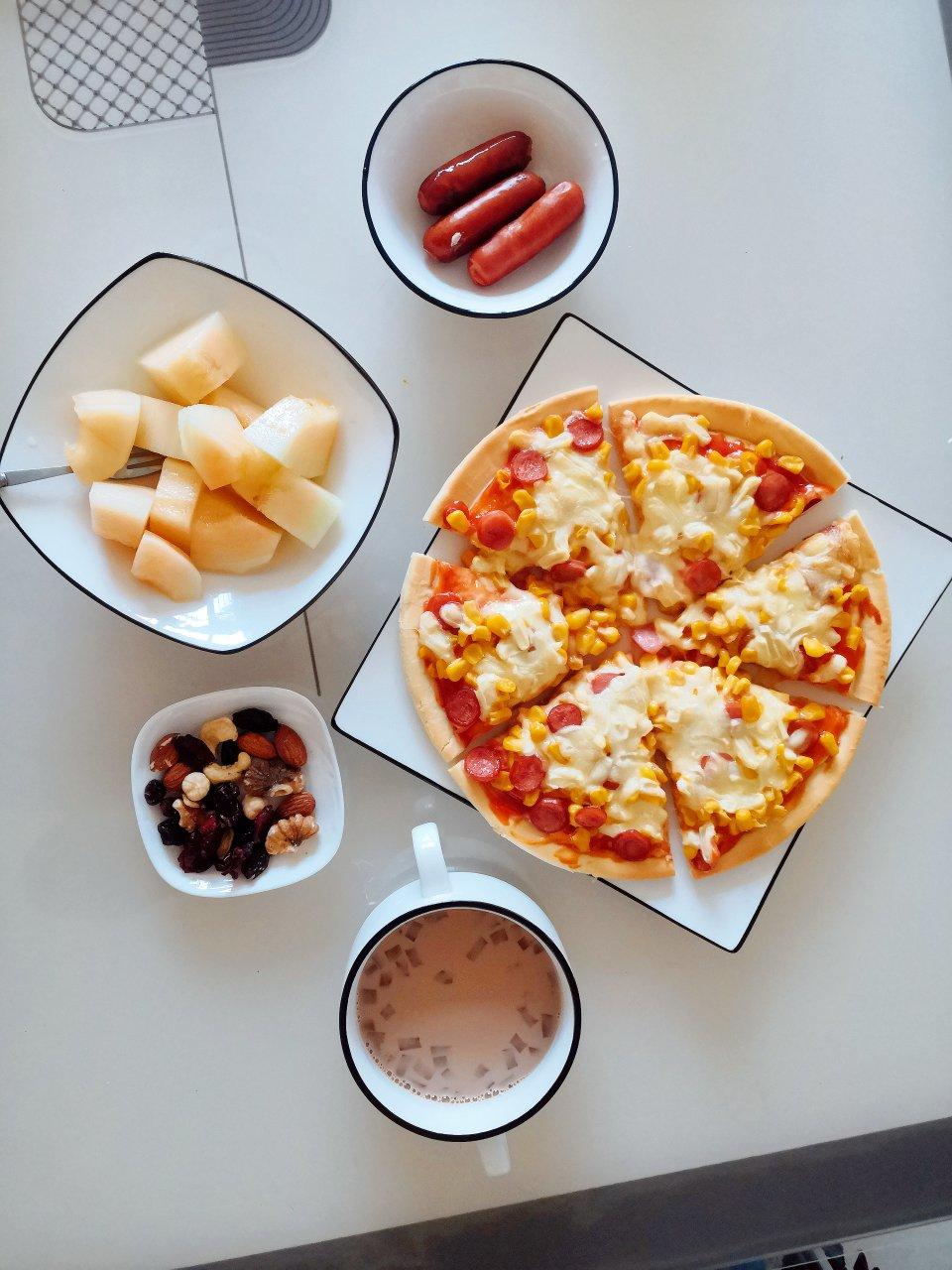 🍕单手披萨｜卡卡爸·教小白｜第一张披萨