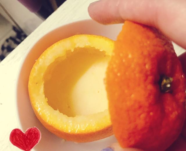 巨好吃的橙子蒸蛋
