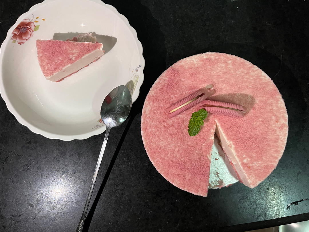 粉色少女心～樱花🌸酸奶慕斯蛋糕