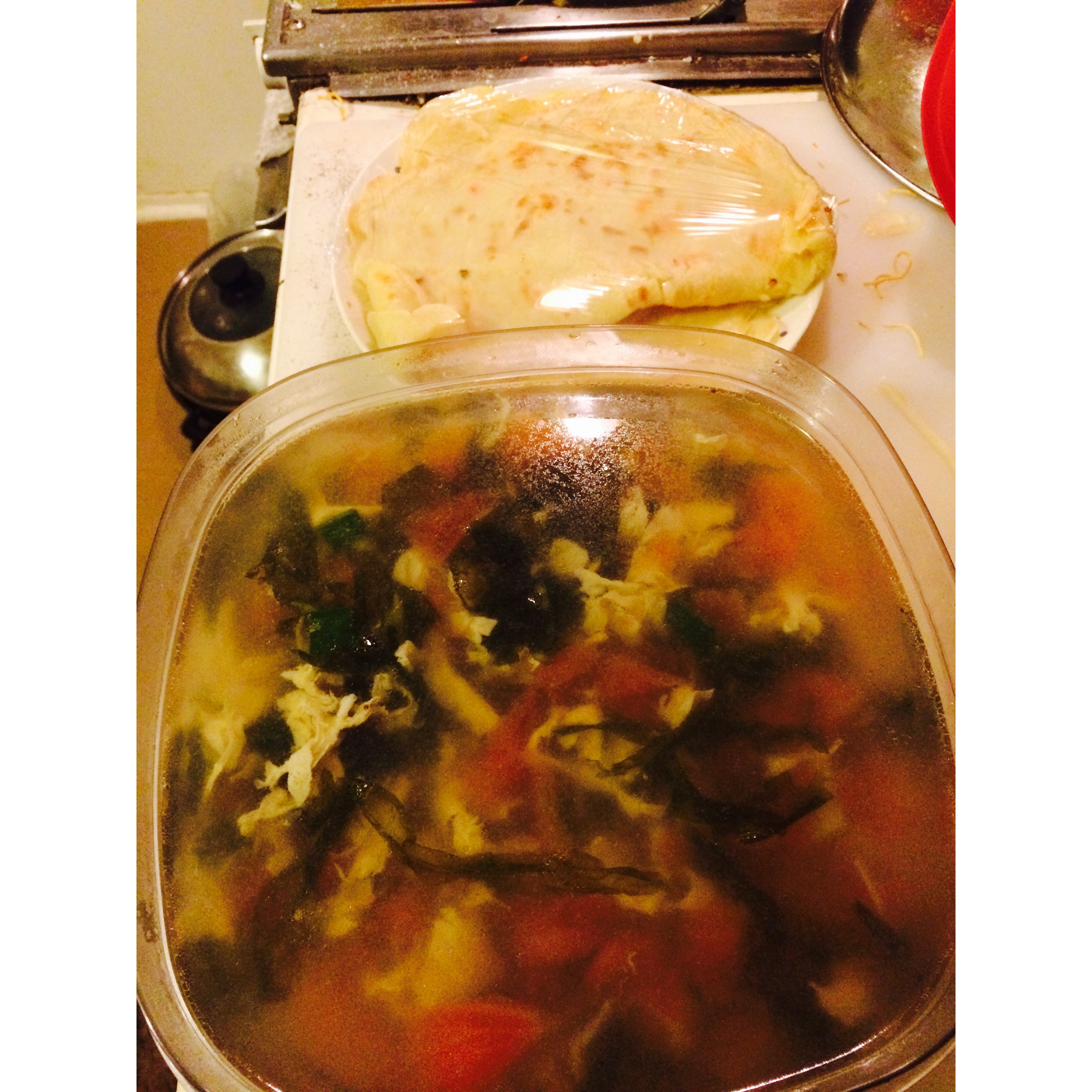 番茄紫菜蛋花汤