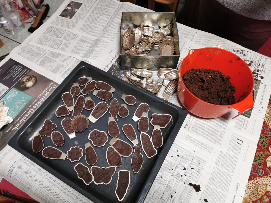 捷克传统巧克力坚果圣诞饼干“Bärentatzen”的做法 步骤2