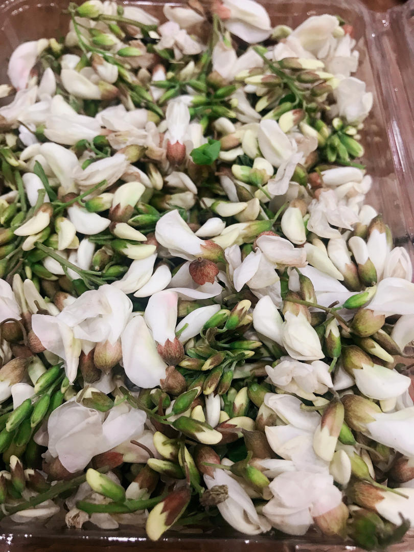 不一样的槐花炒鸡蛋 素食