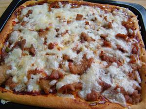 随心所欲做披萨之------黑椒猪肉披萨的做法 步骤6