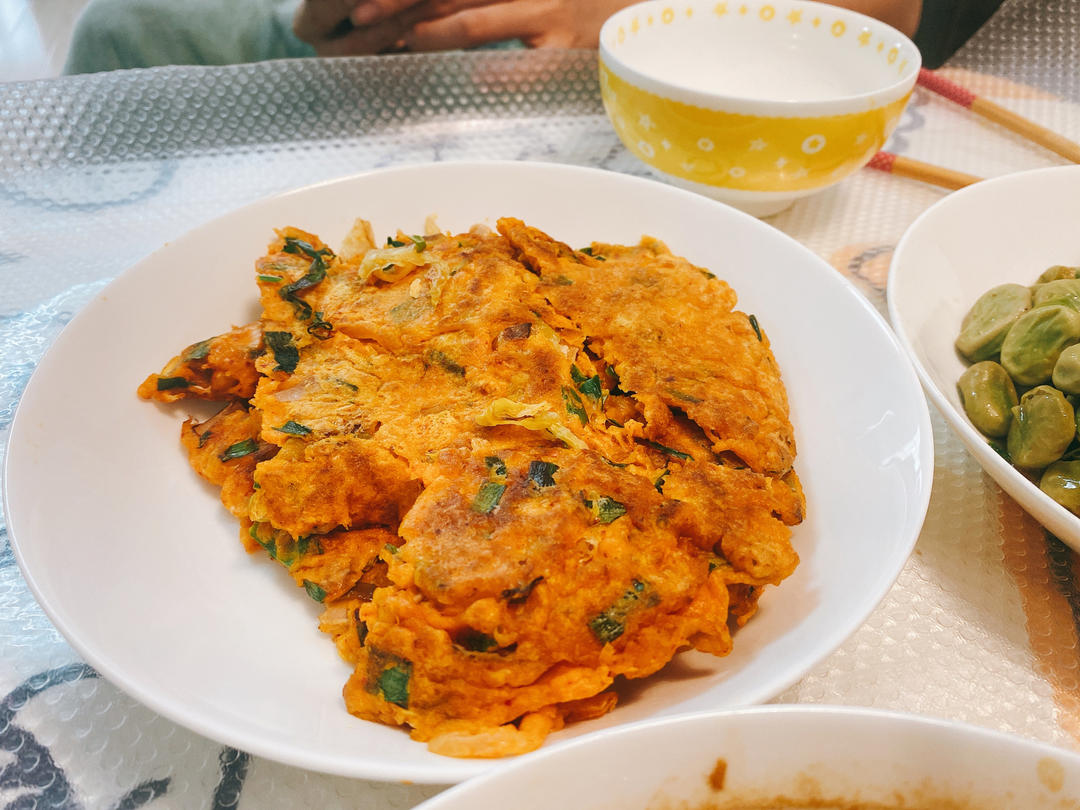 韩剧里的美食✨零失败超简单的韩式金枪鱼泡菜饼