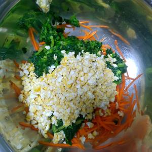 【减肥】玉米面菜团子的做法 步骤7
