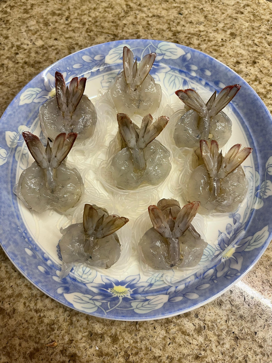 年夜菜之腰缠万贯~蒜蓉粉丝蒸虾尾