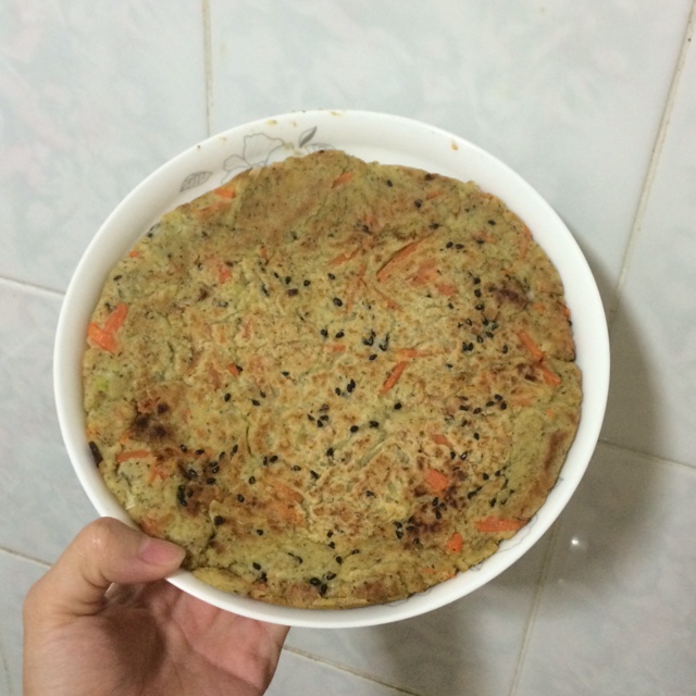 豆渣蔬菜饼
