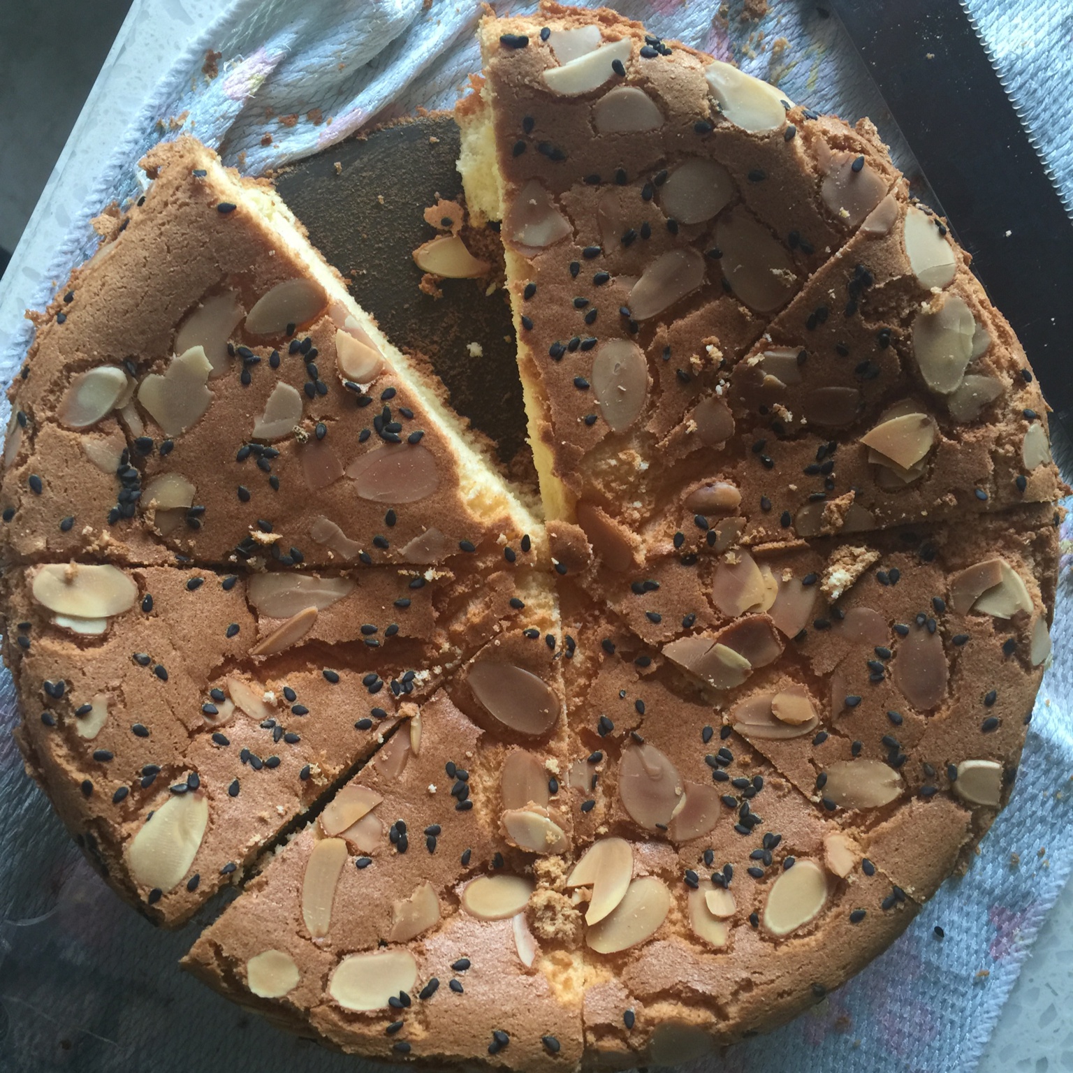 八寸戚风蛋糕