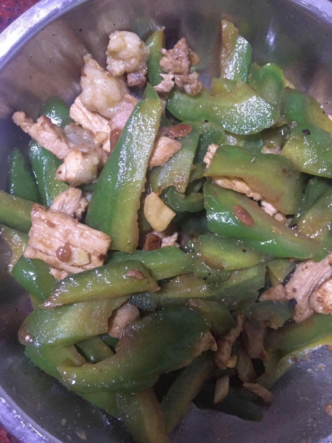 不苦的苦瓜炒肉