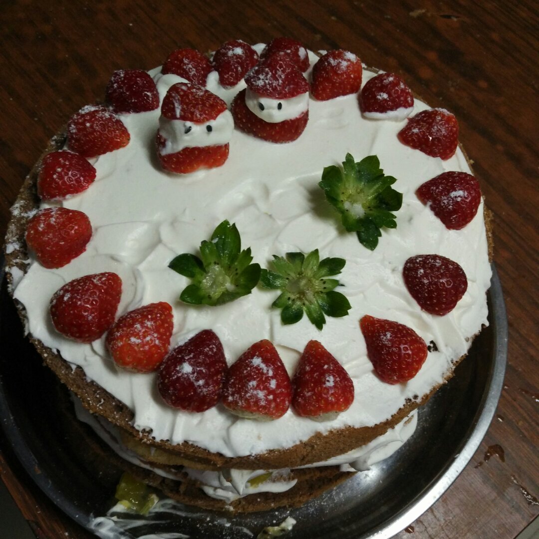 圣诞呆萌裸蛋糕